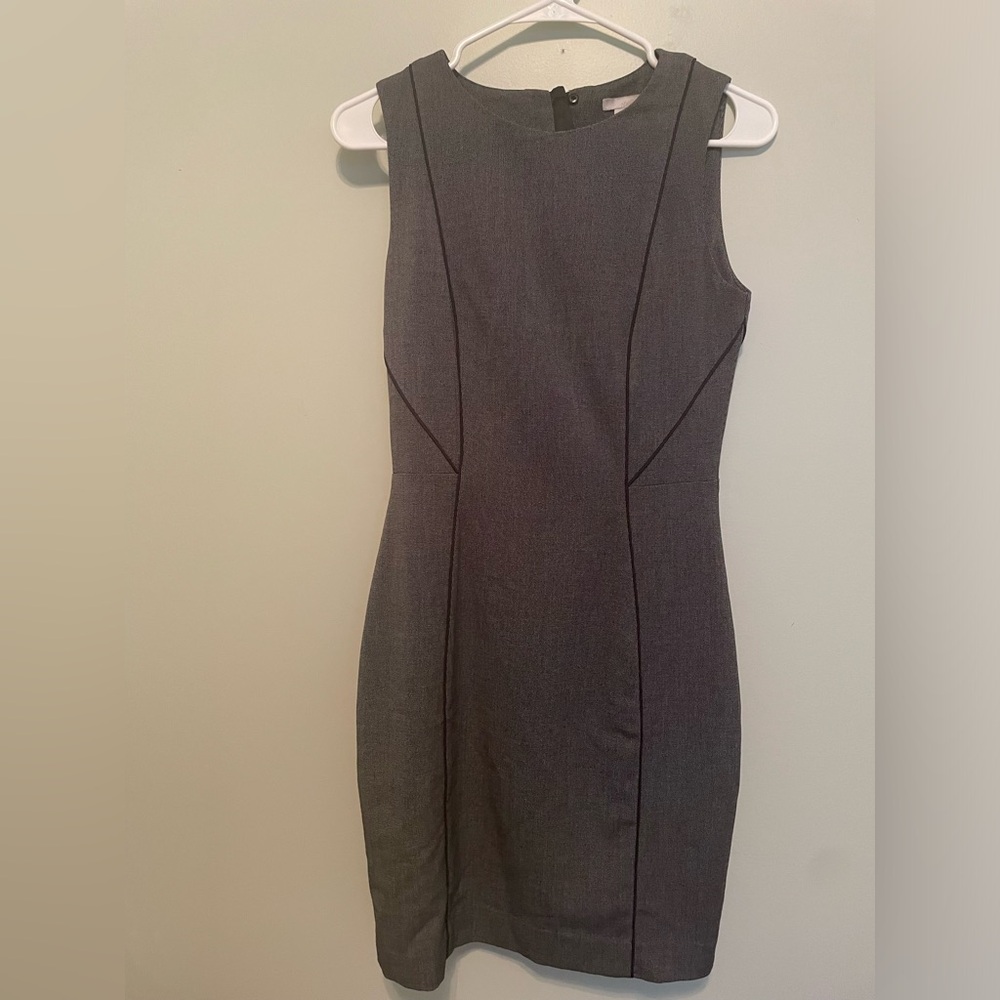 Women black and grey dress